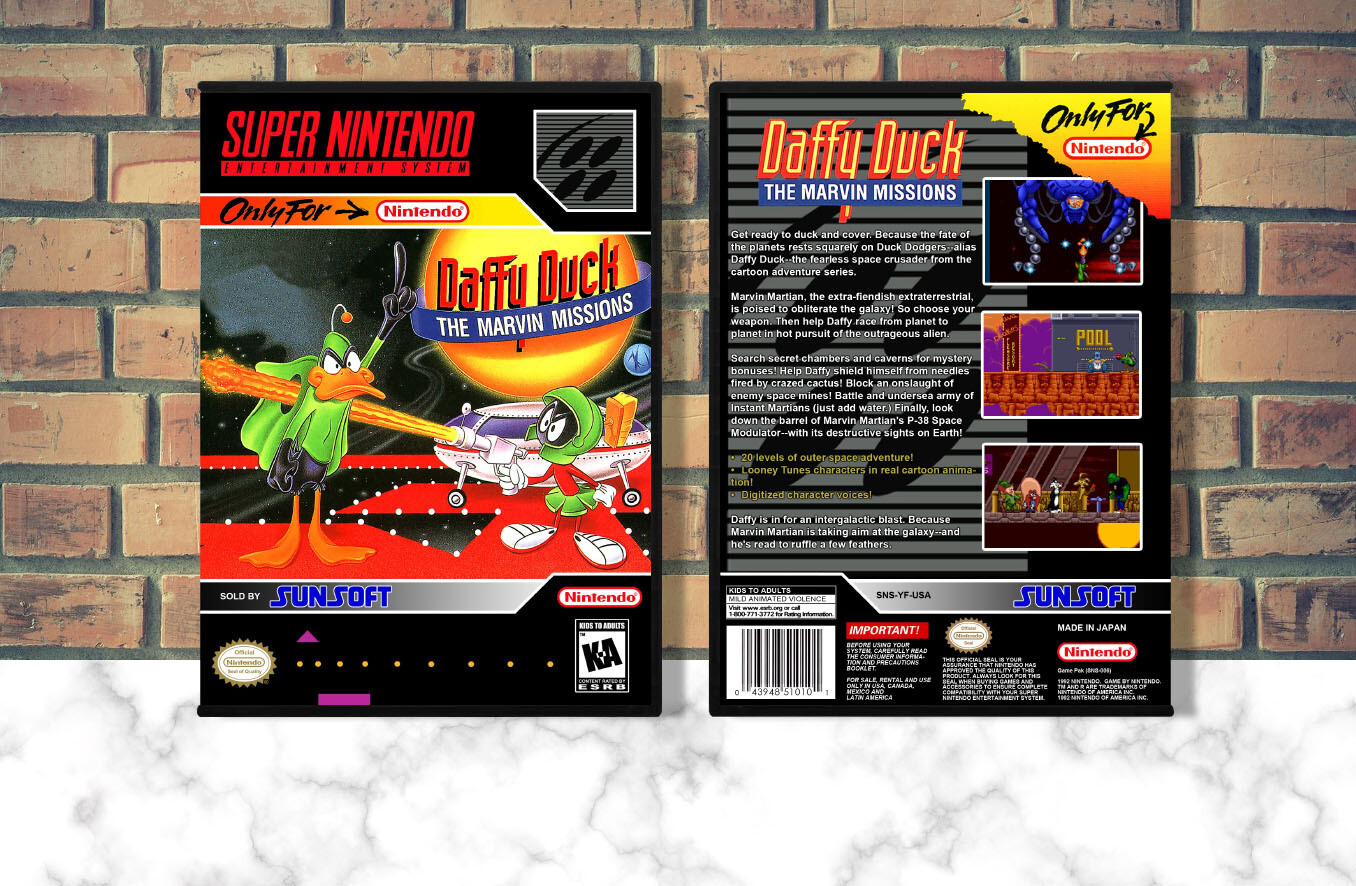 Daffy Duck: The Marvin Missions, Case Color: DARK GREY (OEM DS CASE COLOR)