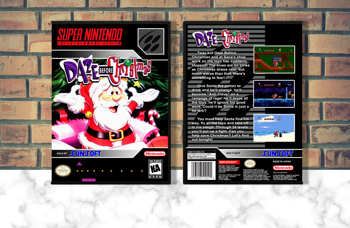 Daze Before Christmas, Case Color: DARK GREY (OEM DS CASE COLOR)