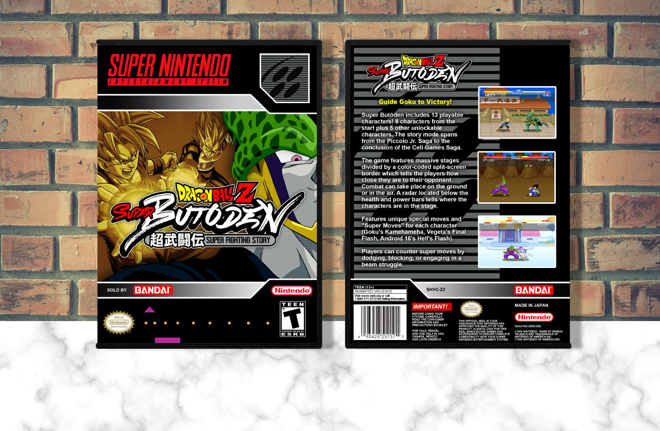 Dragon Ball Z: Super Butoden, Case Color: DARK GREY (OEM DS CASE COLOR)