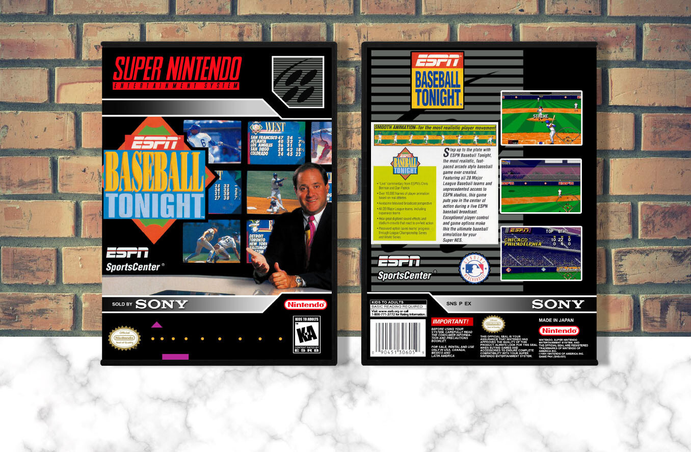 ESPN Baseball Tonight, Case Color: DARK GREY (OEM DS CASE COLOR)