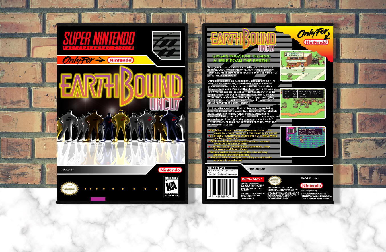 EarthBound Uncut, Case Color: DARK GREY (OEM DS CASE COLOR)