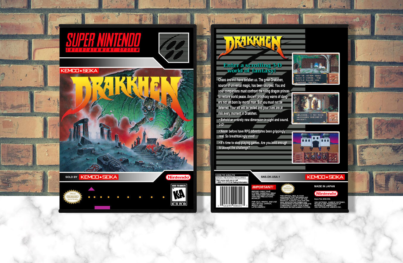 Drakkhen, Case Color: DARK GREY (OEM DS CASE COLOR)