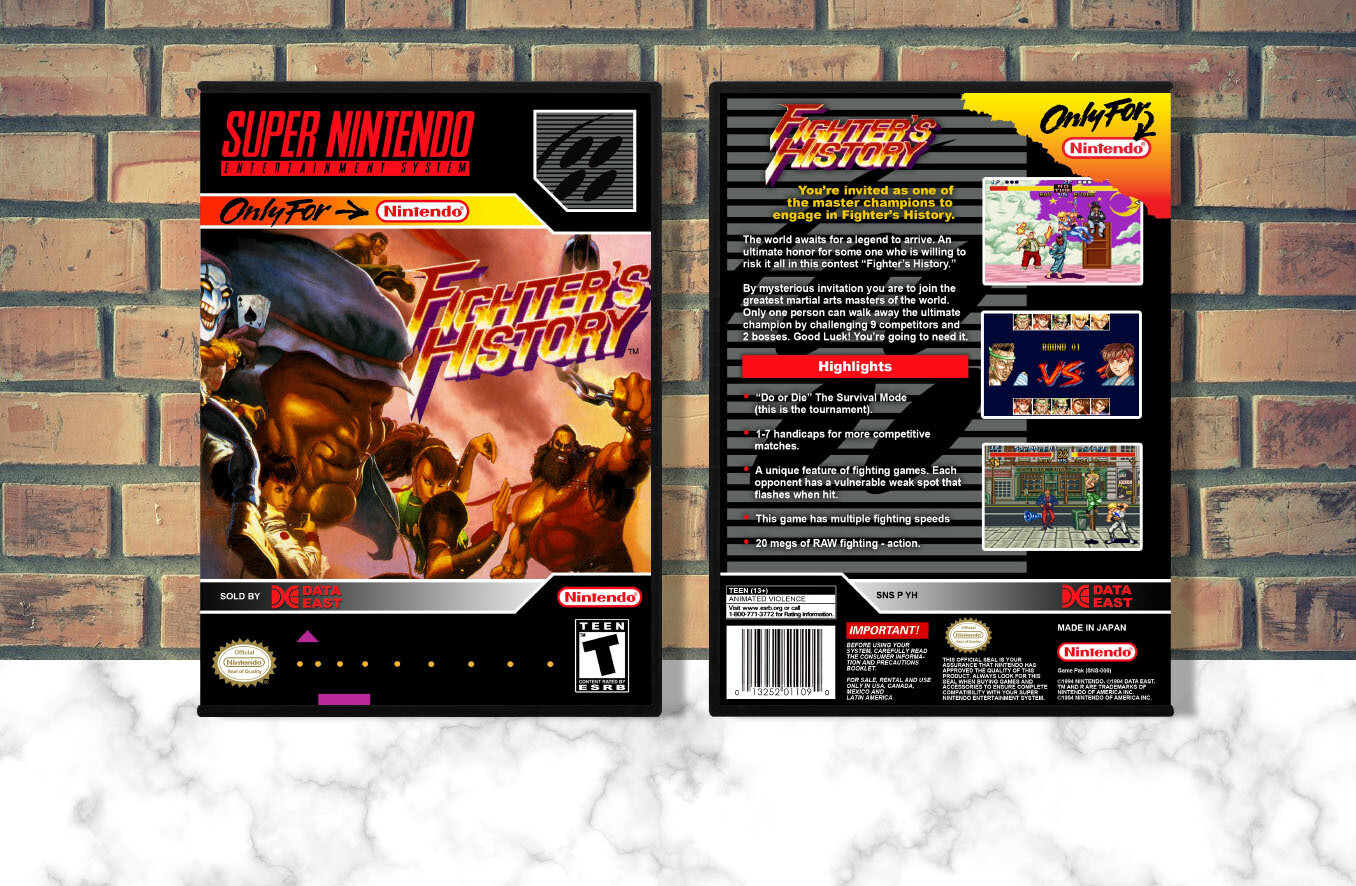 Fighter's History, Case Color: DARK GREY (OEM DS CASE COLOR)