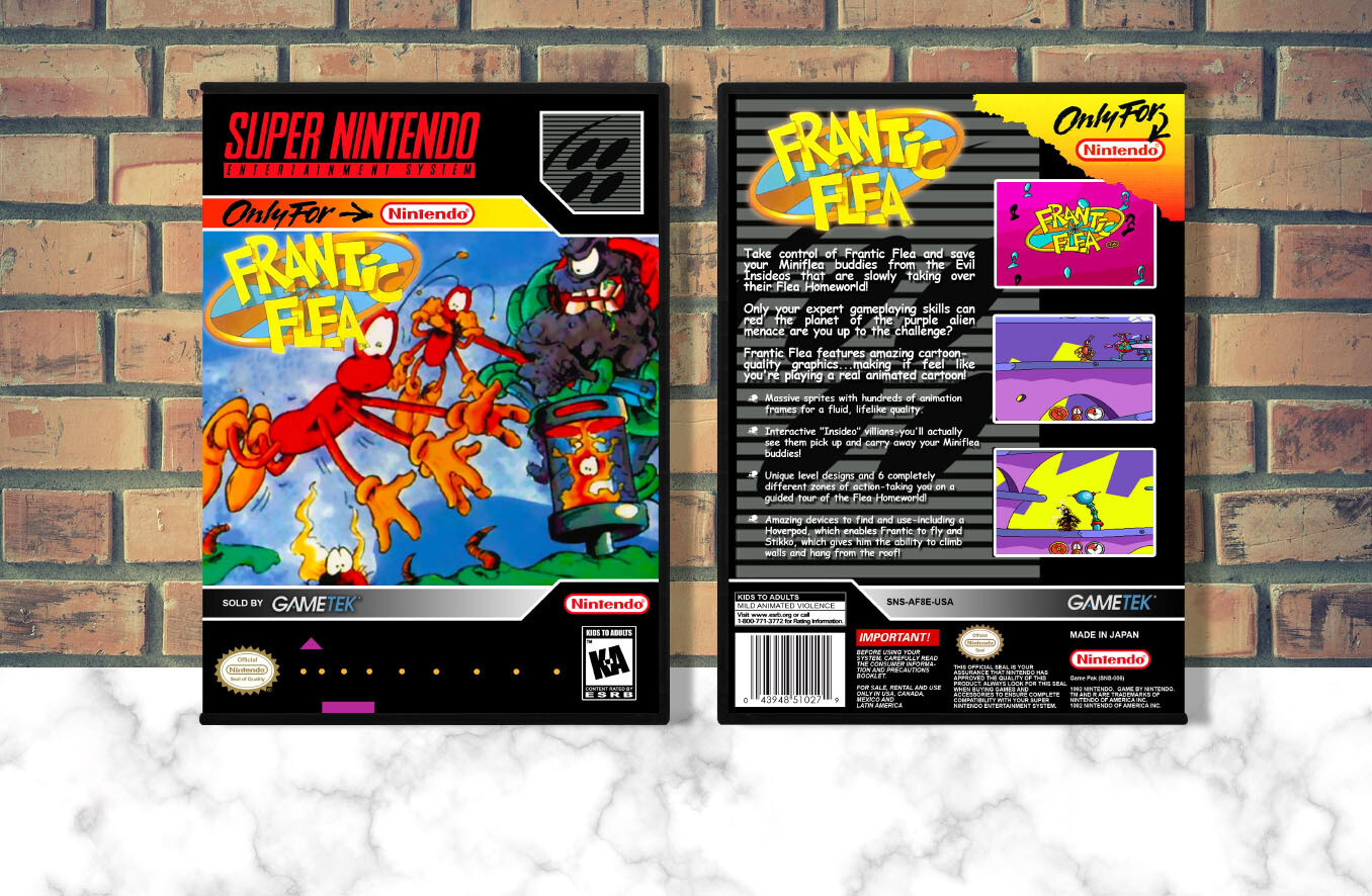 Frantic Flea, Case Color: DARK GREY (OEM DS CASE COLOR)