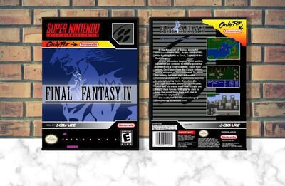 Final Fantasy IV, Case Color: DARK GREY (OEM DS CASE COLOR)