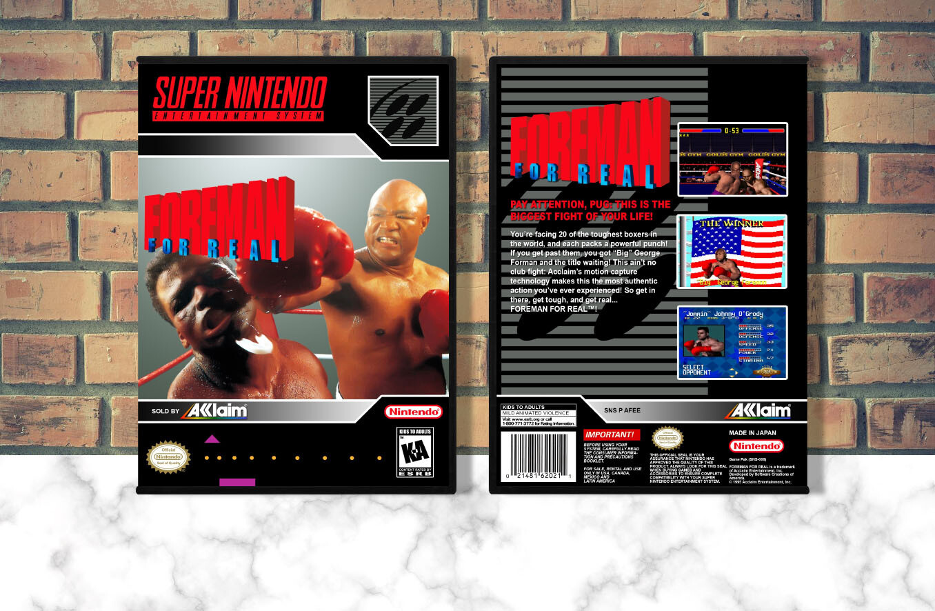 Foreman for Real, Case Color: DARK GREY (OEM DS CASE COLOR)