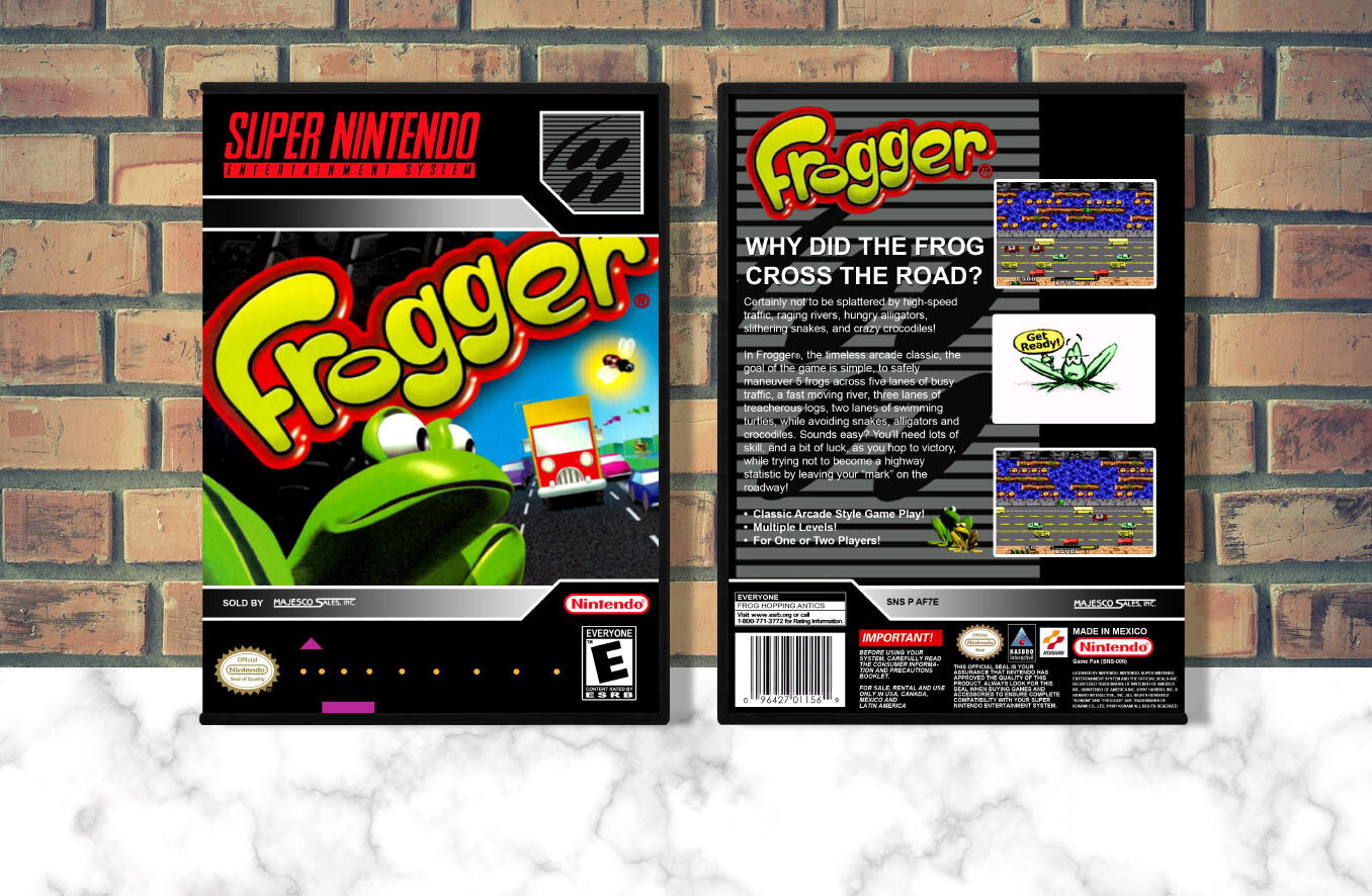 Frogger, Case Color: DARK GREY (OEM DS CASE COLOR)