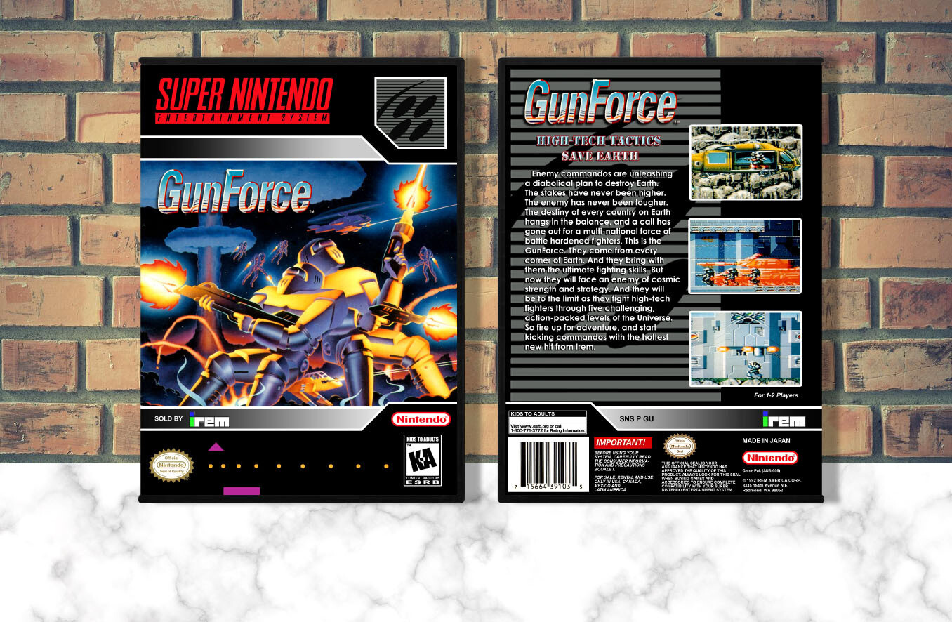 GunForce, Case Color: DARK GREY (OEM DS CASE COLOR)