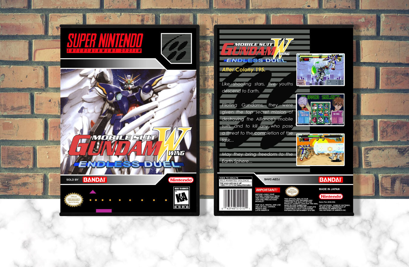 Gundam Wing – Endless Duel, Case Color: DARK GREY (OEM DS CASE COLOR)