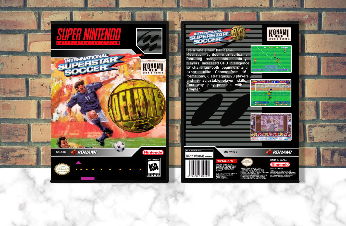 International Superstar Soccer Deluxe, Case Color: DARK GREY (OEM DS CASE COLOR)