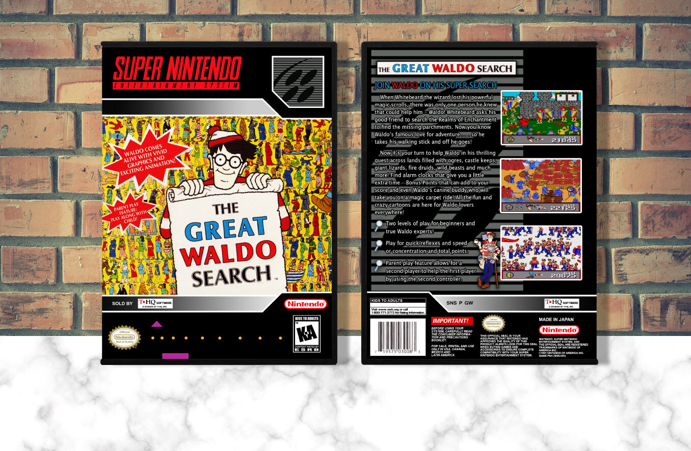 Great Waldo Search, The, Case Color: DARK GREY (OEM DS CASE COLOR)