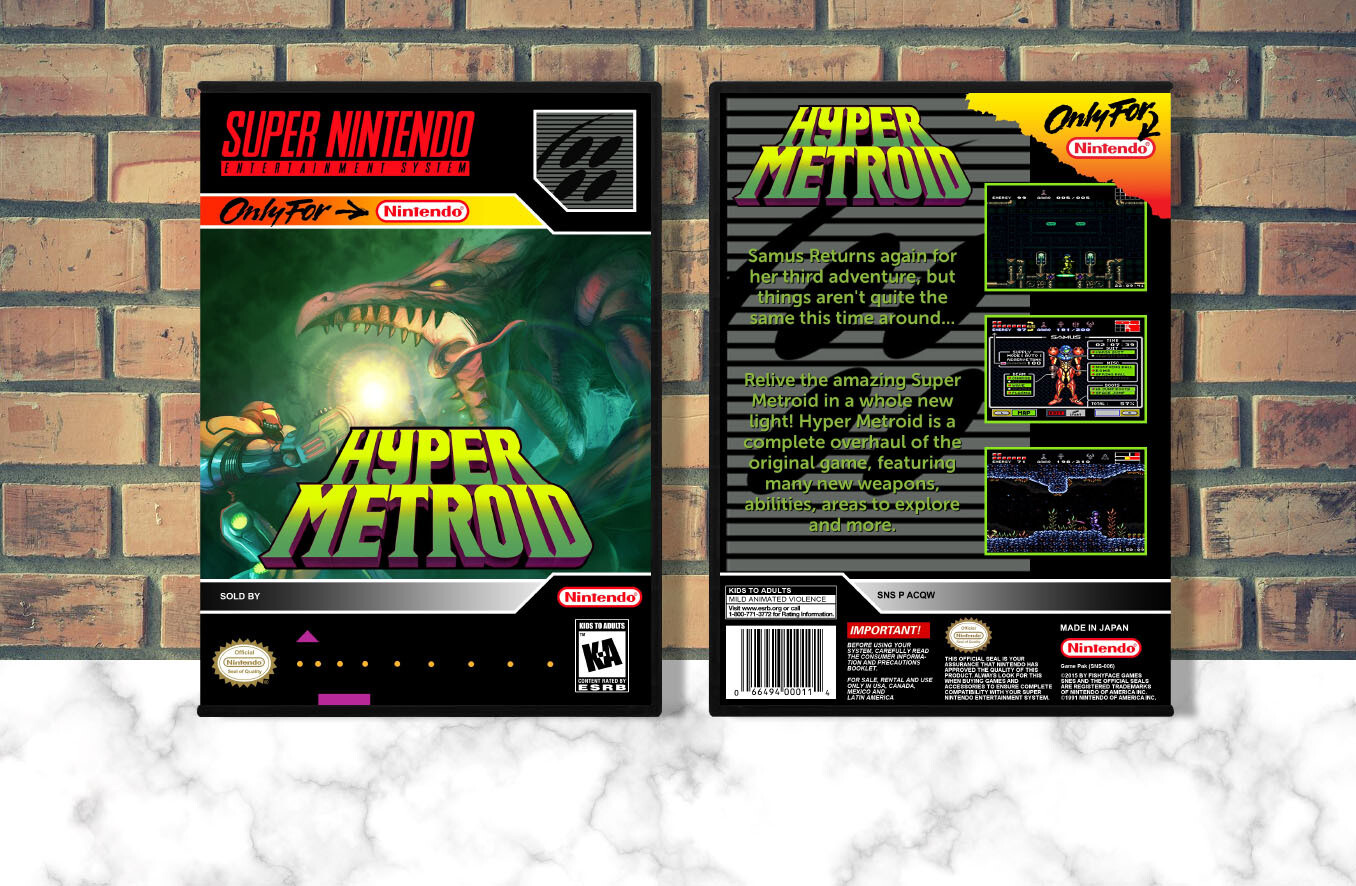 Hyper Metroid, Case Color: DARK GREY (OEM DS CASE COLOR)