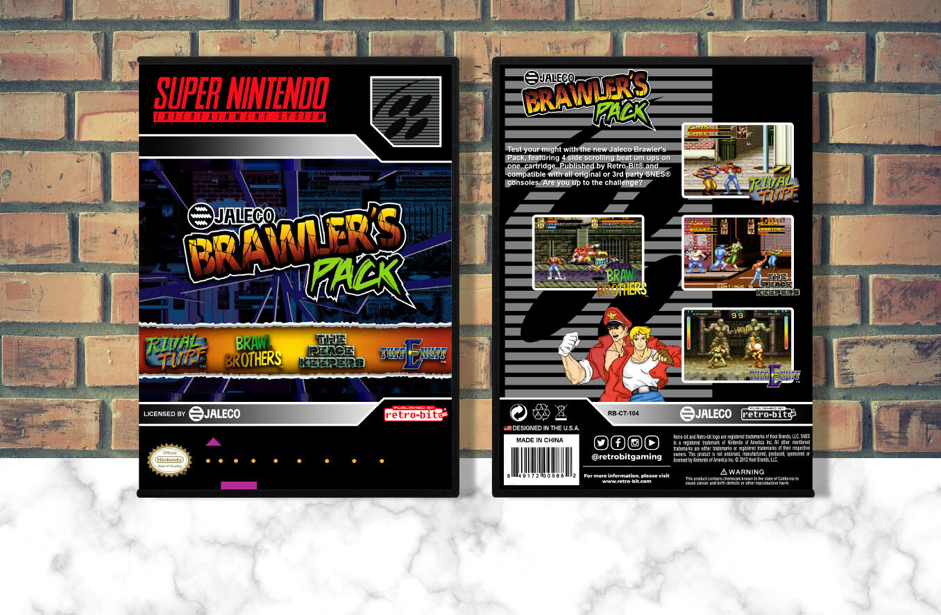 Jaleco Brawler's Pack, Case Color: DARK GREY (OEM DS CASE COLOR)