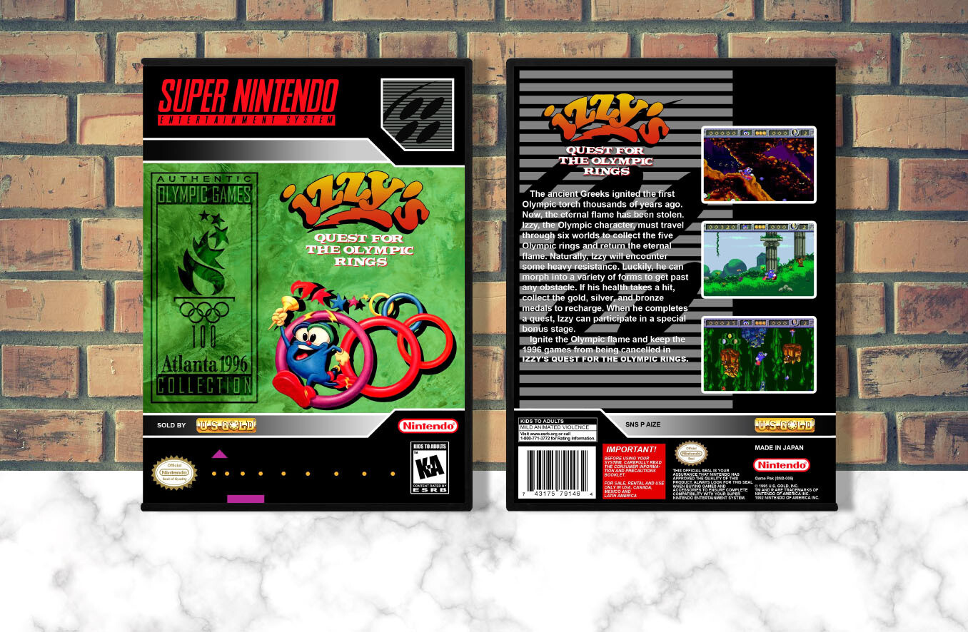 Izzy's Quest for the Olympic Rings, Case Color: DARK GREY (OEM DS CASE COLOR)