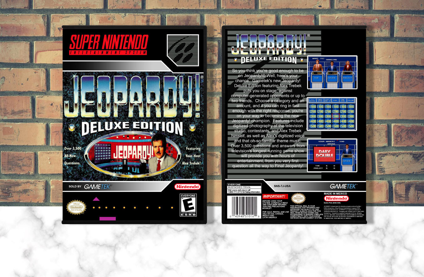 Jeopardy! Deluxe Edition, Case Color: DARK GREY (OEM DS CASE COLOR)