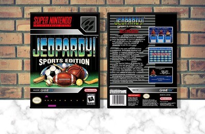 Jeopardy! Sports Edition, Case Color: DARK GREY (OEM DS CASE COLOR)