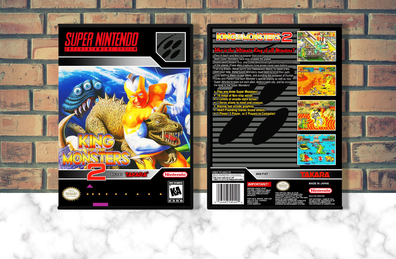 King of the Monsters 2: The Next Thing, Case Color: DARK GREY (OEM DS CASE COLOR)