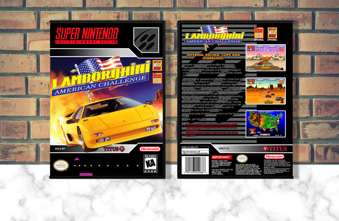 Lamborghini: American Challenge, Case Color: DARK GREY (OEM DS CASE COLOR)