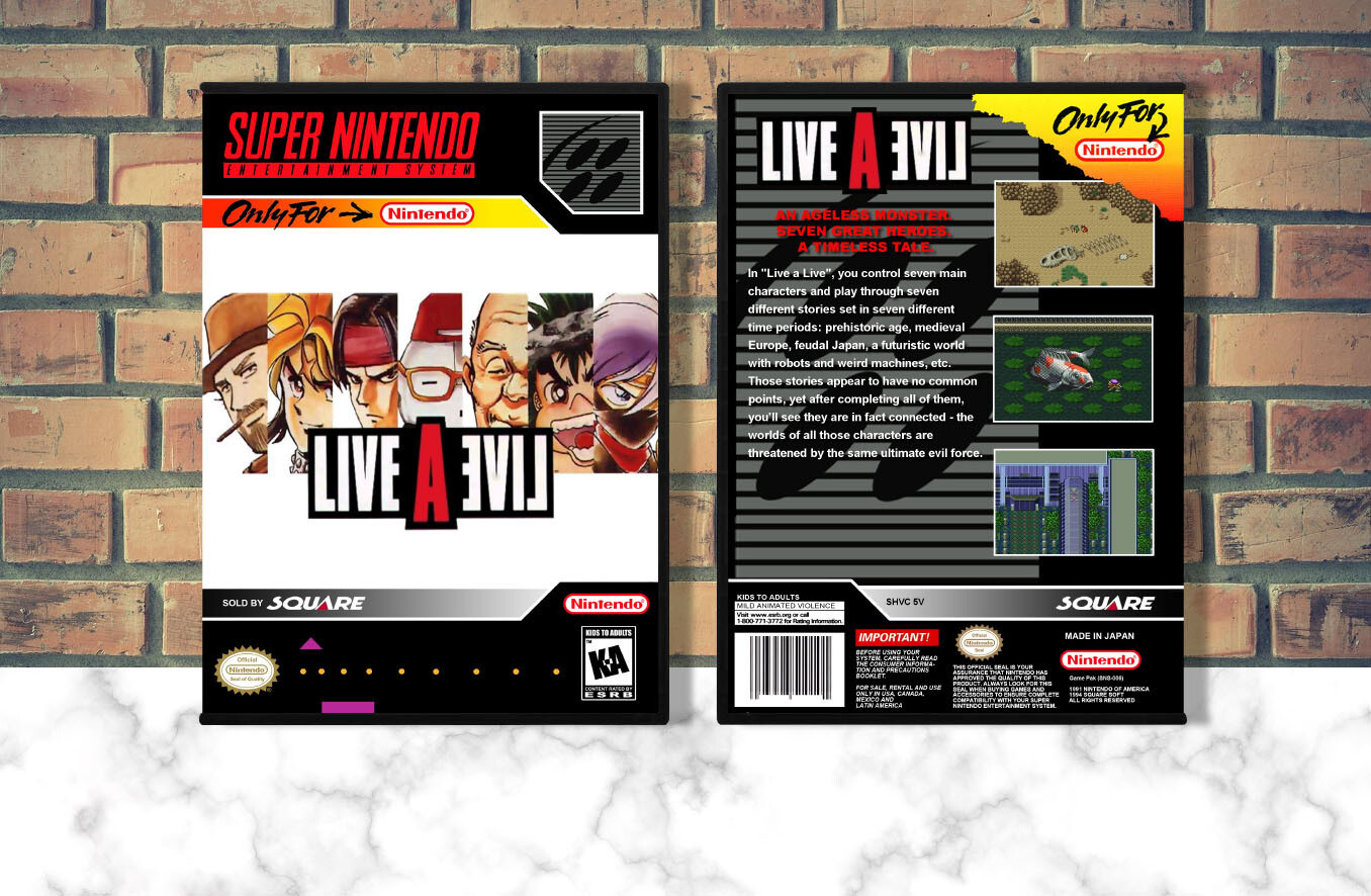 Live-A-Live, Case Color: DARK GREY (OEM DS CASE COLOR)