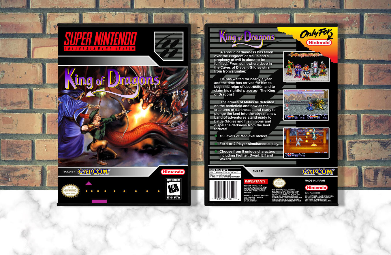 King of Dragons, The, Case Color: DARK GREY (OEM DS CASE COLOR)