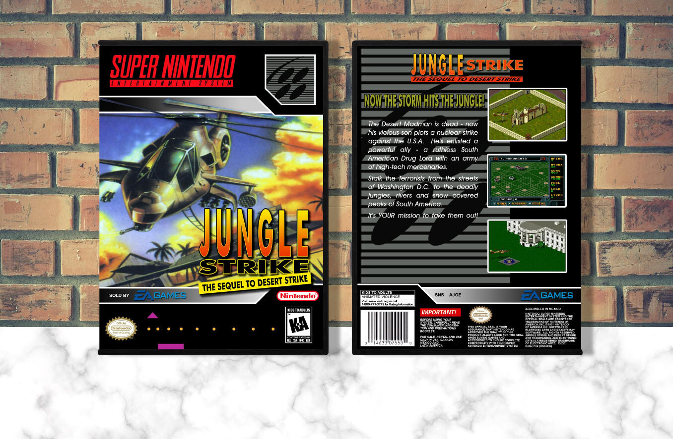 Jungle Strike, Case Color: DARK GREY (OEM DS CASE COLOR)