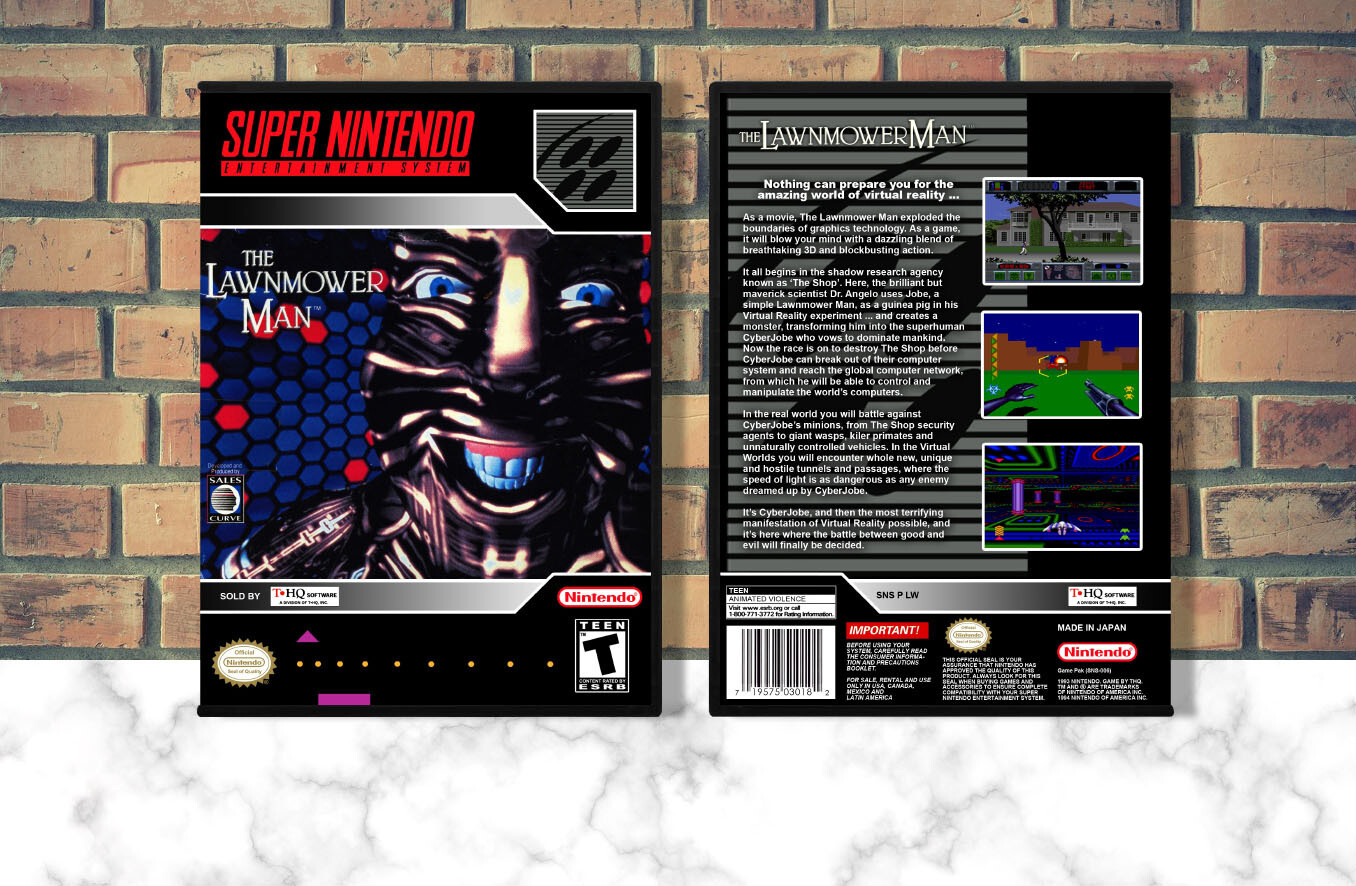 Lawnmower Man, The, Case Color: DARK GREY (OEM DS CASE COLOR)