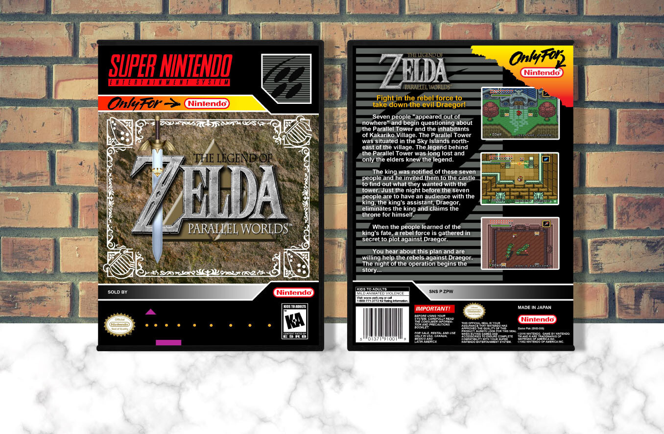 Legend of Zelda, The: Parallel Worlds, Case Color: DARK GREY (OEM DS CASE COLOR)