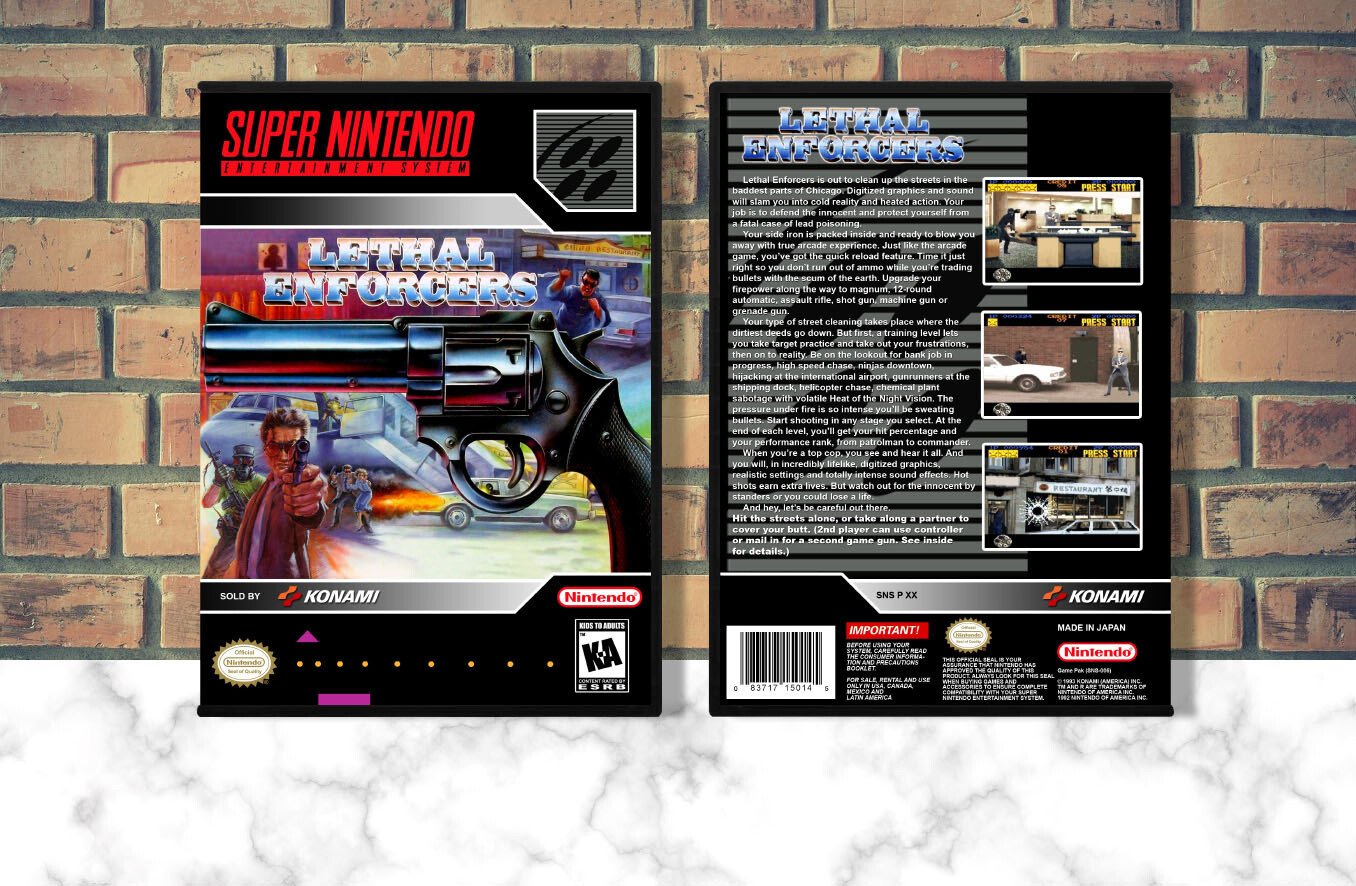 Lethal Enforcers, Case Color: DARK GREY (OEM DS CASE COLOR)