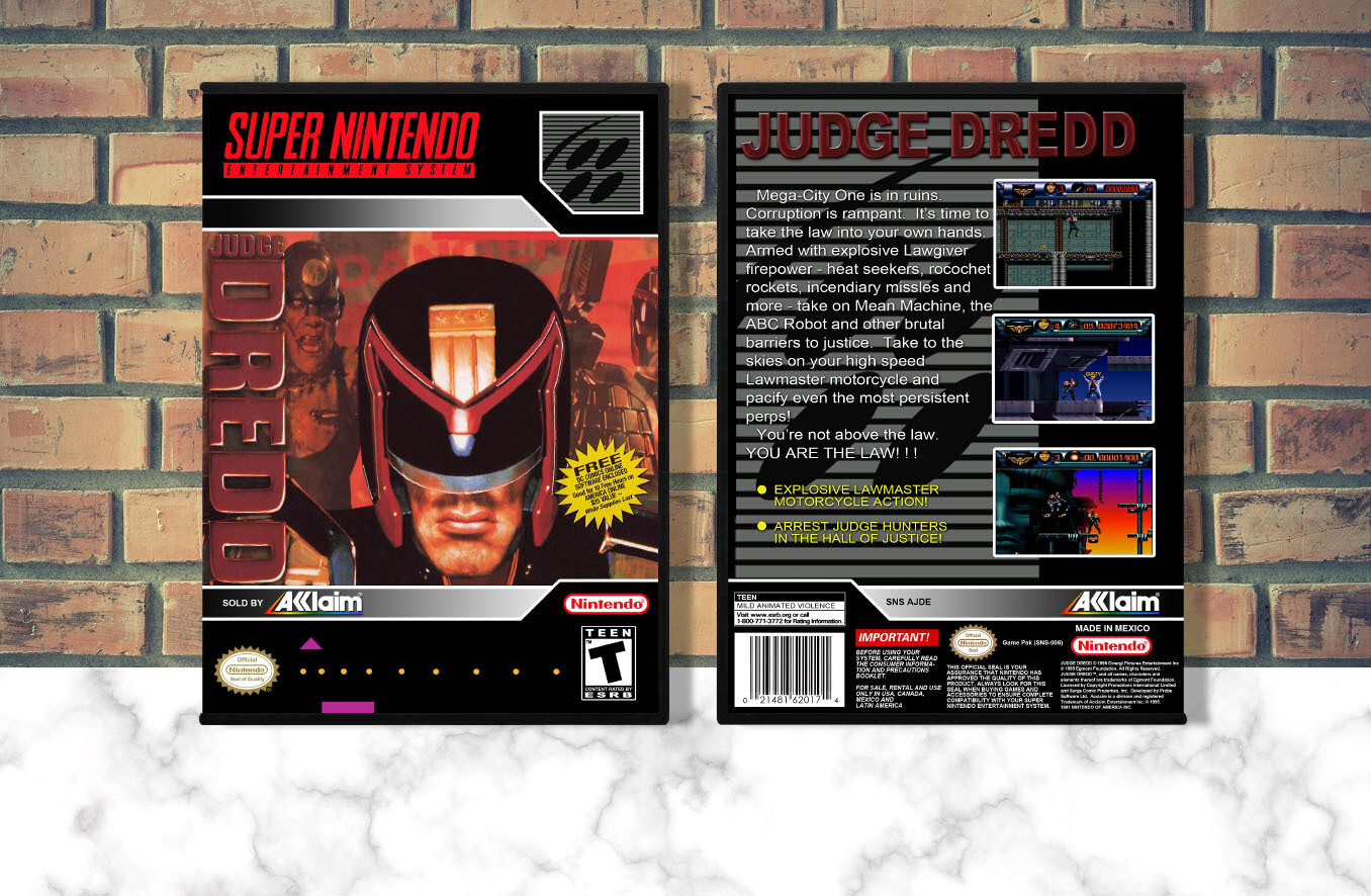 Judge Dredd, Case Color: DARK GREY (OEM DS CASE COLOR)