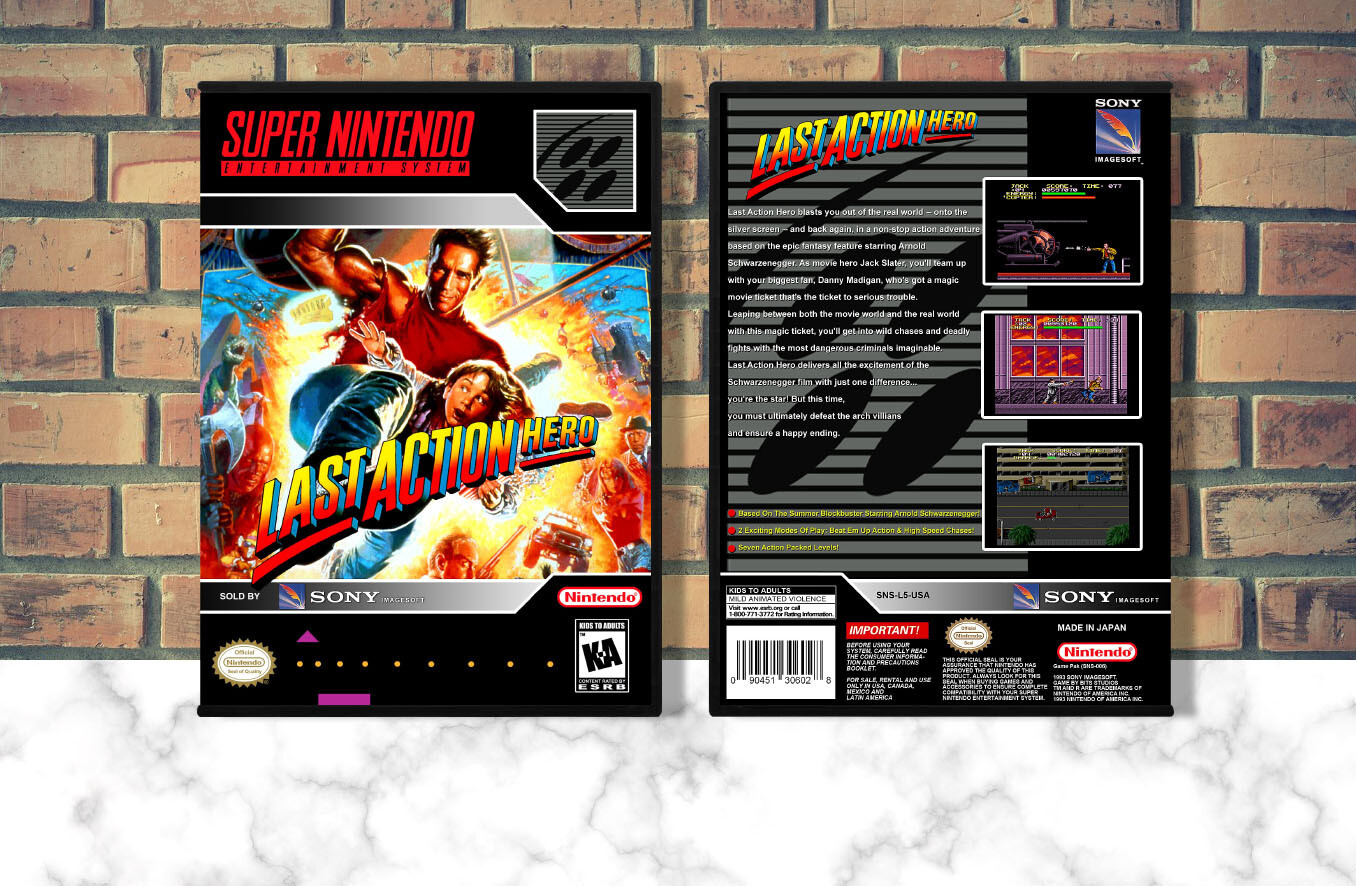 Last Action Hero, Case Color: DARK GREY (OEM DS CASE COLOR)