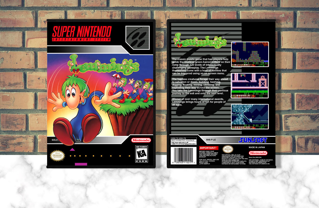 Lemmings, Case Color: DARK GREY (OEM DS CASE COLOR)