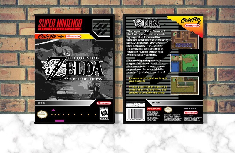 Legend of Zelda, The: Secrets of the Past, Case Color: DARK GREY (OEM DS CASE COLOR)