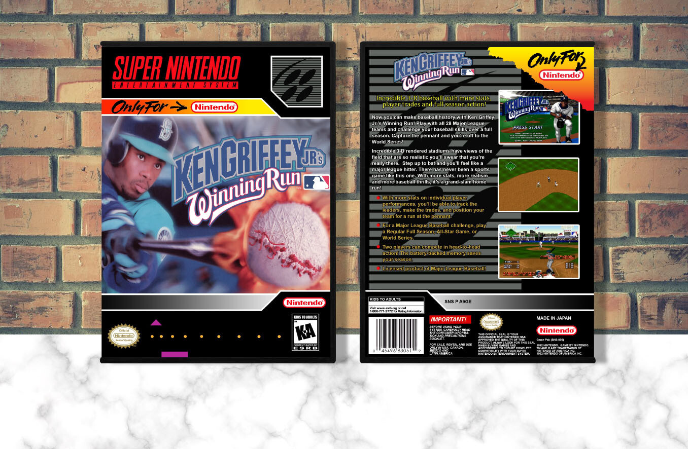 Ken Griffey Jr's Winning Run, Case Color: DARK GREY (OEM DS CASE COLOR)