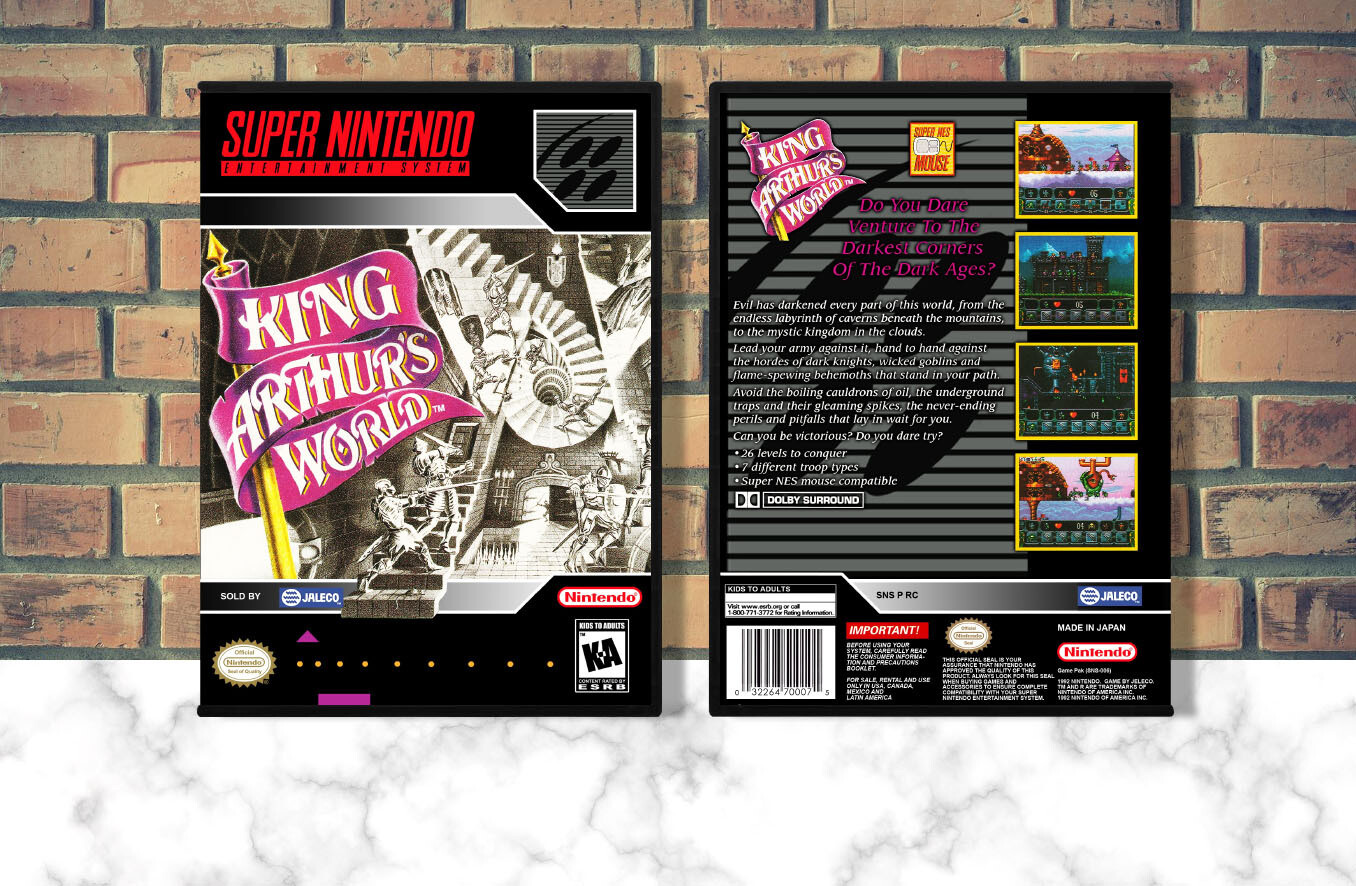 King Arthur's World, Case Color: DARK GREY (OEM DS CASE COLOR)