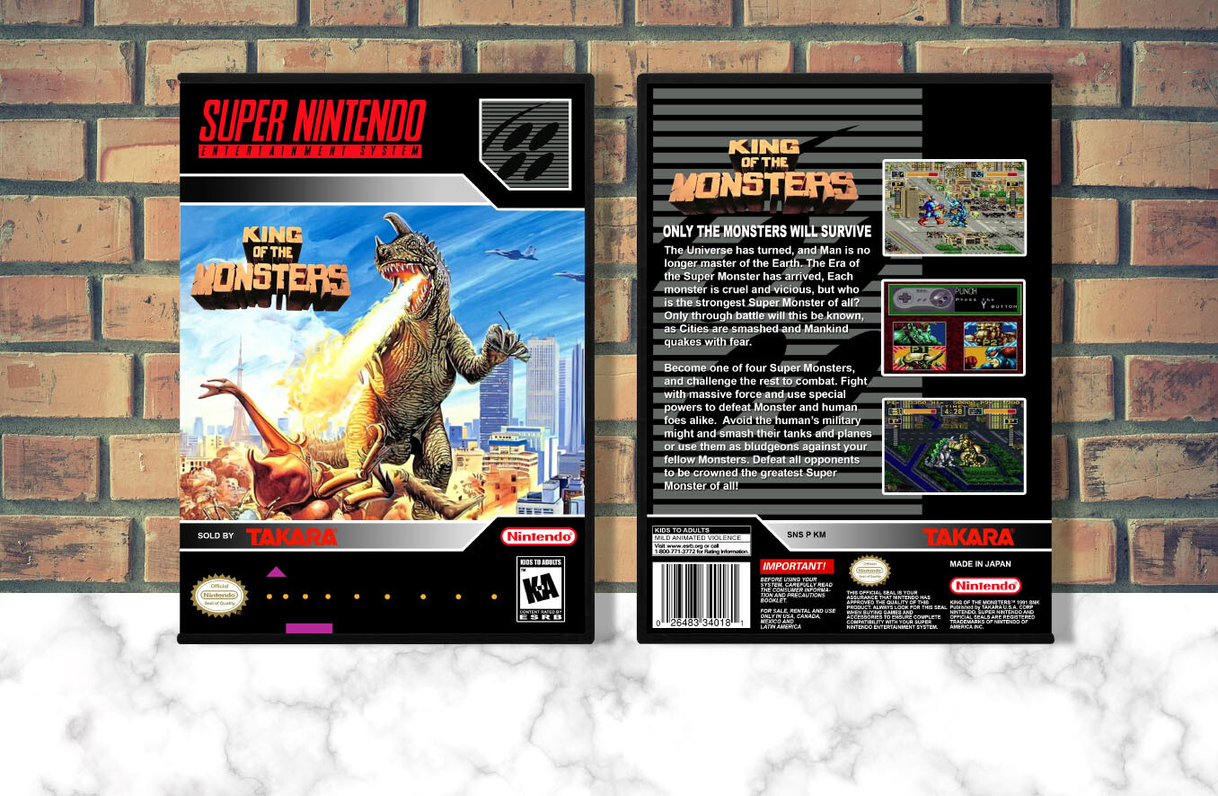 King of the Monsters, Case Color: DARK GREY (OEM DS CASE COLOR)