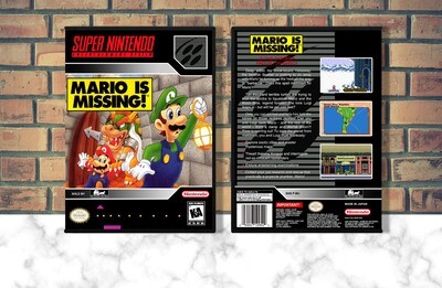 Mario is Missing!, Case Color: DARK GREY (OEM DS CASE COLOR)