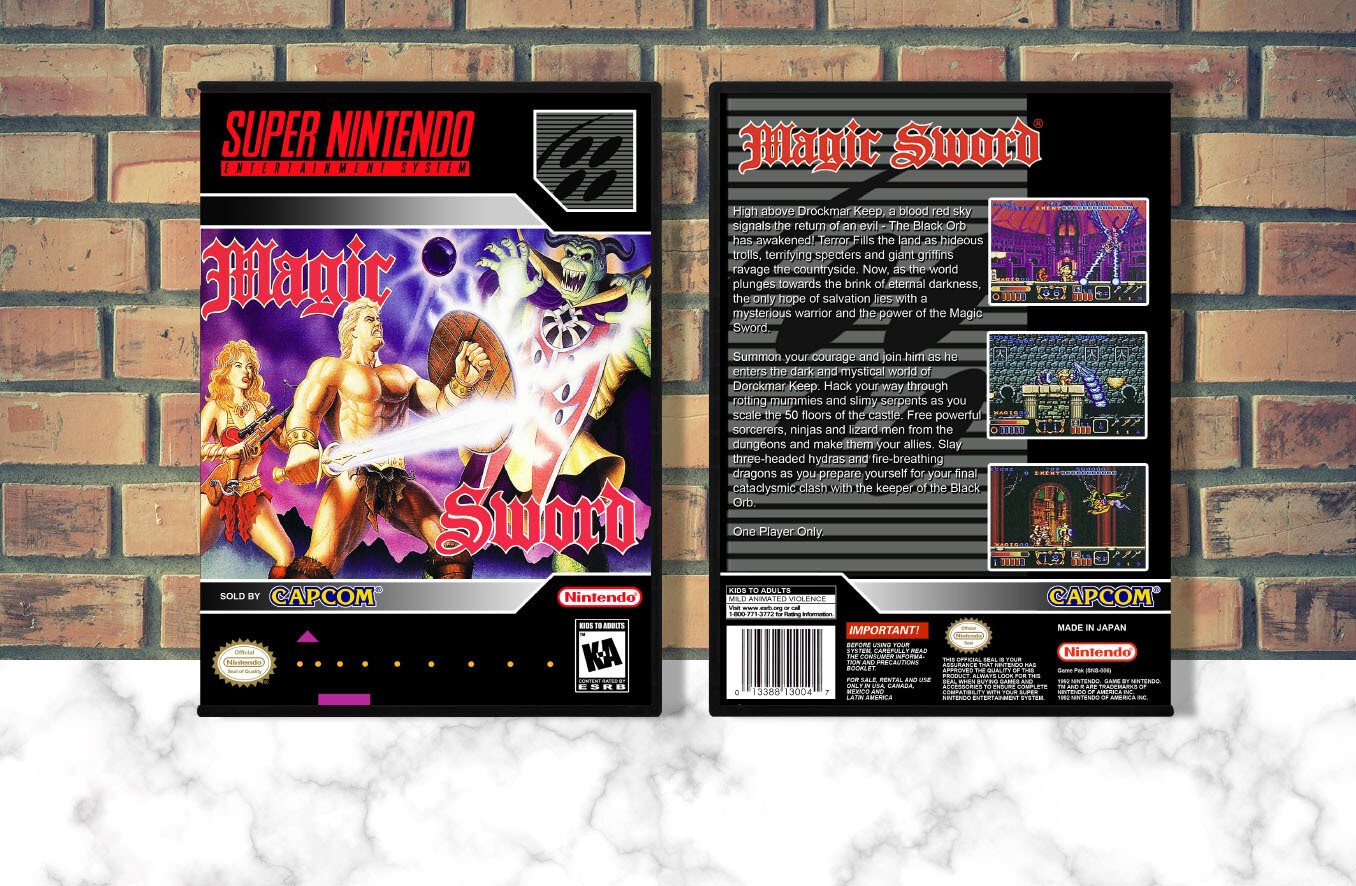 Magic Sword, Case Color: DARK GREY (OEM DS CASE COLOR)