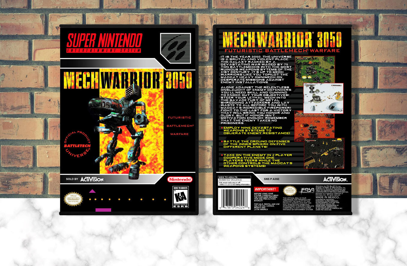 MechWarrior 3050, Case Color: DARK GREY (OEM DS CASE COLOR)