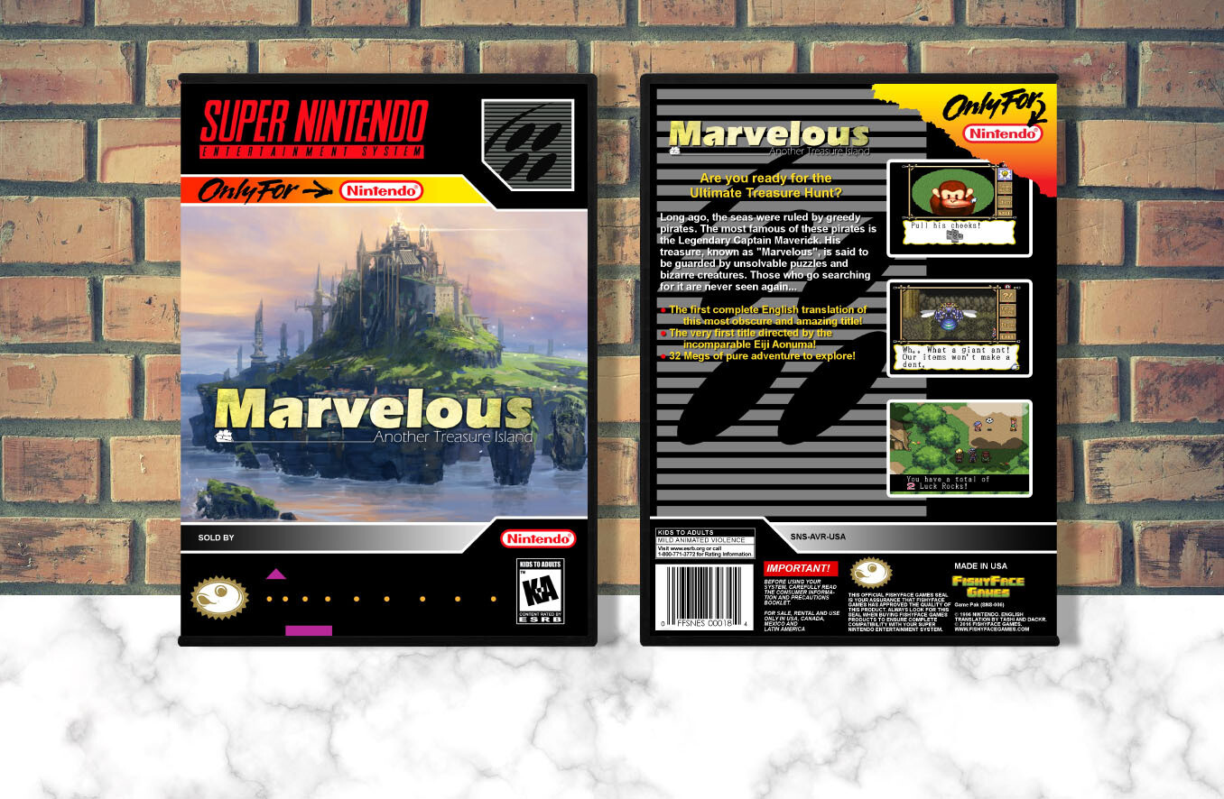 Marvelous Another Treasure Island, Case Color: DARK GREY (OEM DS CASE COLOR)