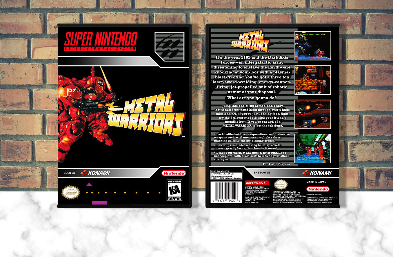 Metal Warriors, Case Color: DARK GREY (OEM DS CASE COLOR)