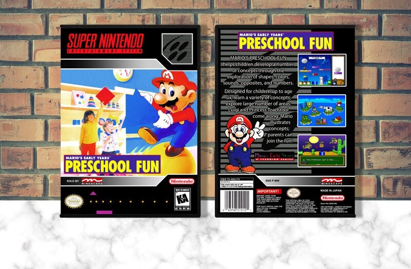 Mario&#39;s Early Years: Preschool Fun, Case Color: DARK GREY (OEM DS CASE COLOR)