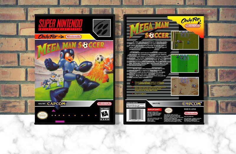 Mega Man Soccer, Case Color: DARK GREY (OEM DS CASE COLOR)