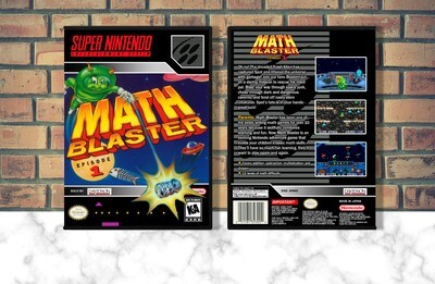 Math Blaster: Episode 1, Case Color: DARK GREY (OEM DS CASE COLOR)