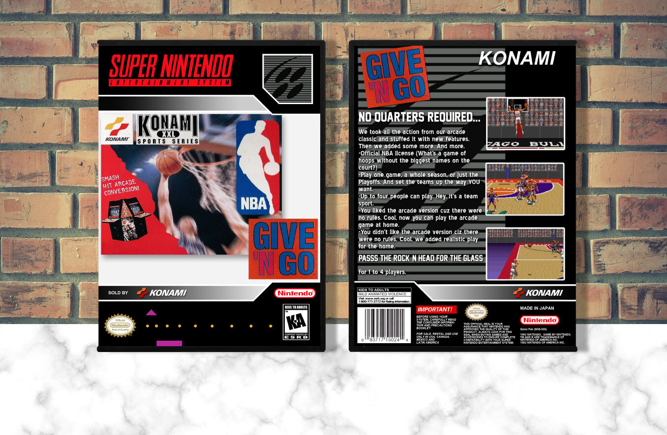 NBA Give 'N Go, Case Color: DARK GREY (OEM DS CASE COLOR)