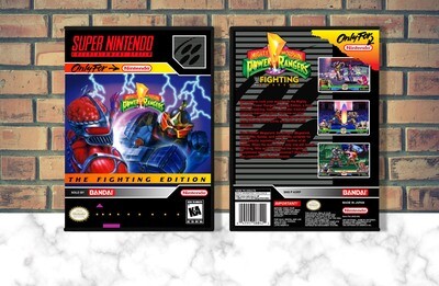 Mighty Morphin Power Rangers: The Fighting Edition, Case Color: DARK GREY (OEM DS CASE COLOR)