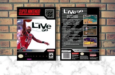 NBA Live &#39;98, Case Color: DARK GREY (OEM DS CASE COLOR)