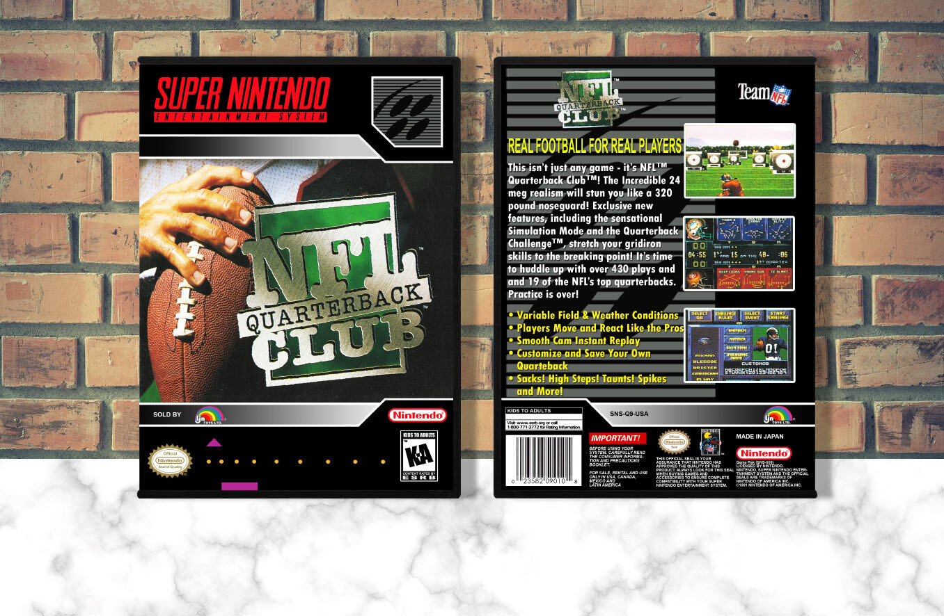 NFL Quarterback Club, Case Color: DARK GREY (OEM DS CASE COLOR)