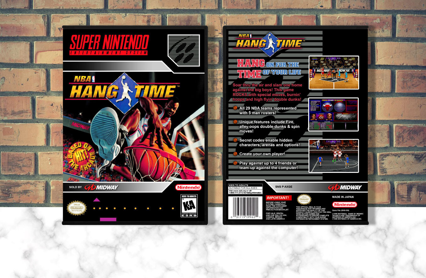 NBA Hangtime, Case Color: DARK GREY (OEM DS CASE COLOR)