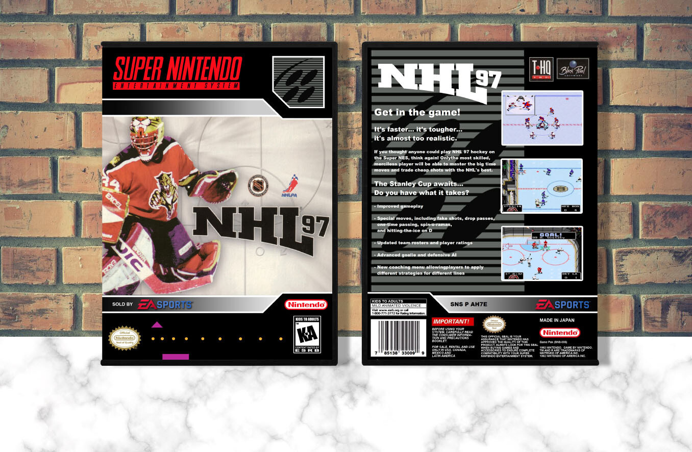 NHL '97, Case Color: DARK GREY (OEM DS CASE COLOR)