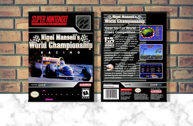 Nigel Mansell&#39;s World Championship Racing, Case Color: DARK GREY (OEM DS CASE COLOR)